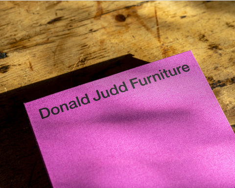 Rainer Judd & Michael Mack: ‘Donald Judd Furniture’ [Talk]