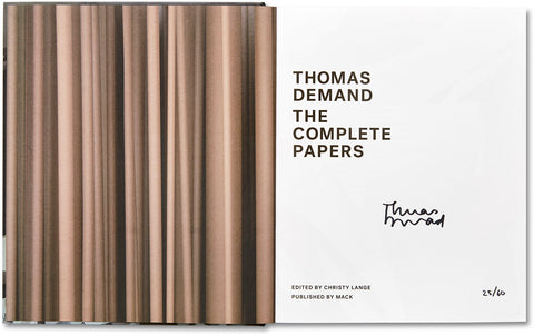 The Complete Papers  Special Edition  Thomas Demand - MACK